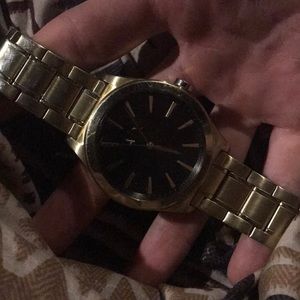 Real gold plated Armani exchange watch